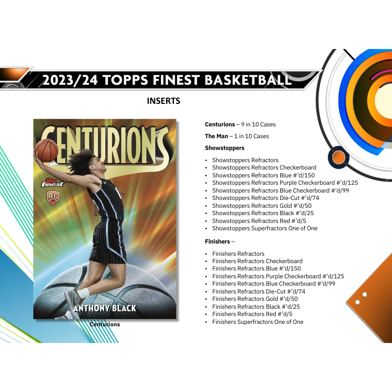 2023/24 Topps Finest Basketball Breaker's Delight Box