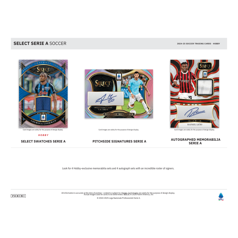 2024/25 Panini Select Serie A Soccer Hobby Box