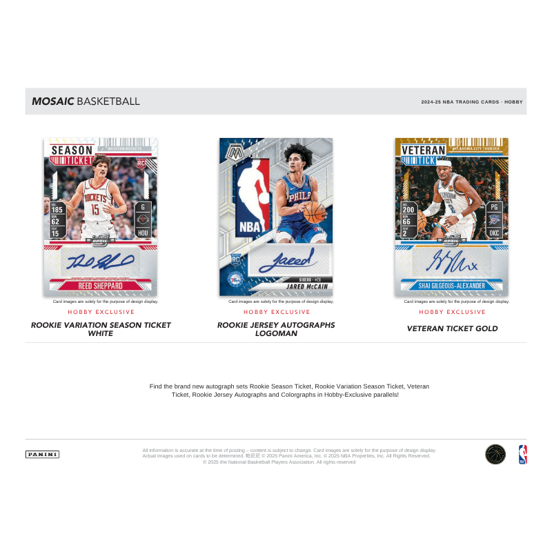 2024/25 Panini Mosaic Basketball Hobby Box
