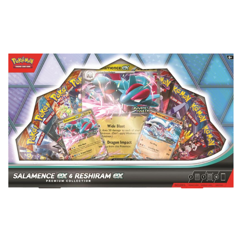 Pokemon Salamence & Reshiram EX Premium Collection Box