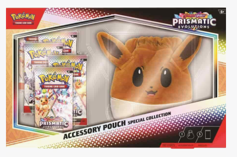 Pokemon TCG: Prismatic Evolutions Accessory Pouch Special Collection