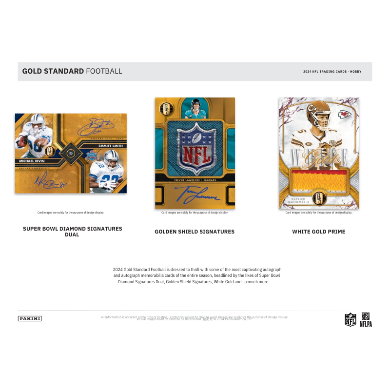 2024 Panini Gold Standard Football Hobby 12 Box Case