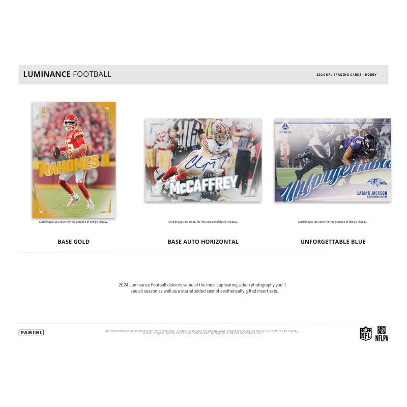 2024 Panini Luminance Football Hobby 12 Box Case