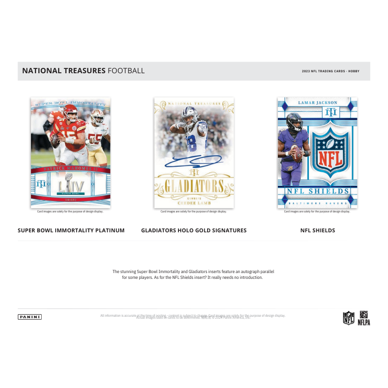 2023 Panini National Treasures Football Hobby 4 Box Case