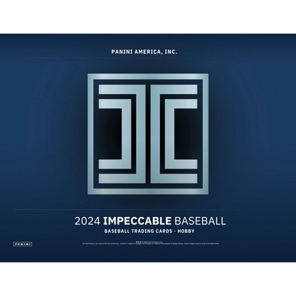 2024 Panini Impeccable Baseball Hobby 3 Box Case