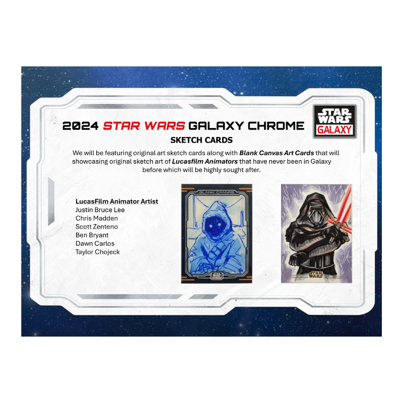 2024 Topps Star Wars Chrome Galaxy Hobby Box