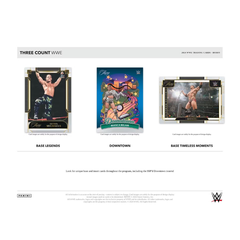 2024 Panini Three Count WWE Wrestling Hobby Box