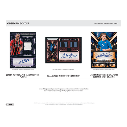 2023/24 Panini Obsidian Soccer Hobby 12 Box Case
