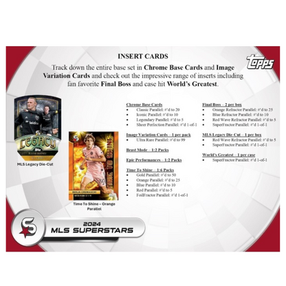 2024 Topps MLS Superstars Soccer Hobby Box