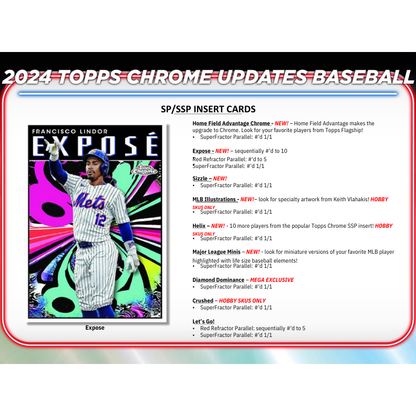 2024 Topps Chrome Update Series Baseball Hobby Box