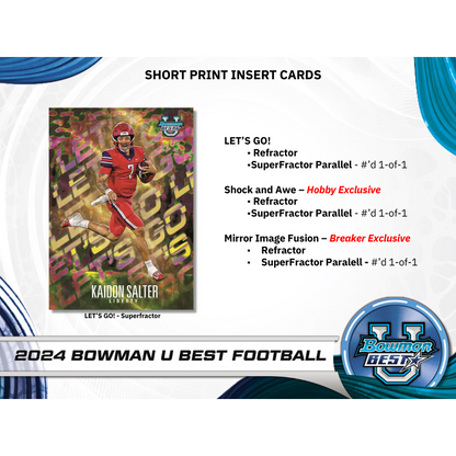2024 Bowman University Best Football Hobby Box
