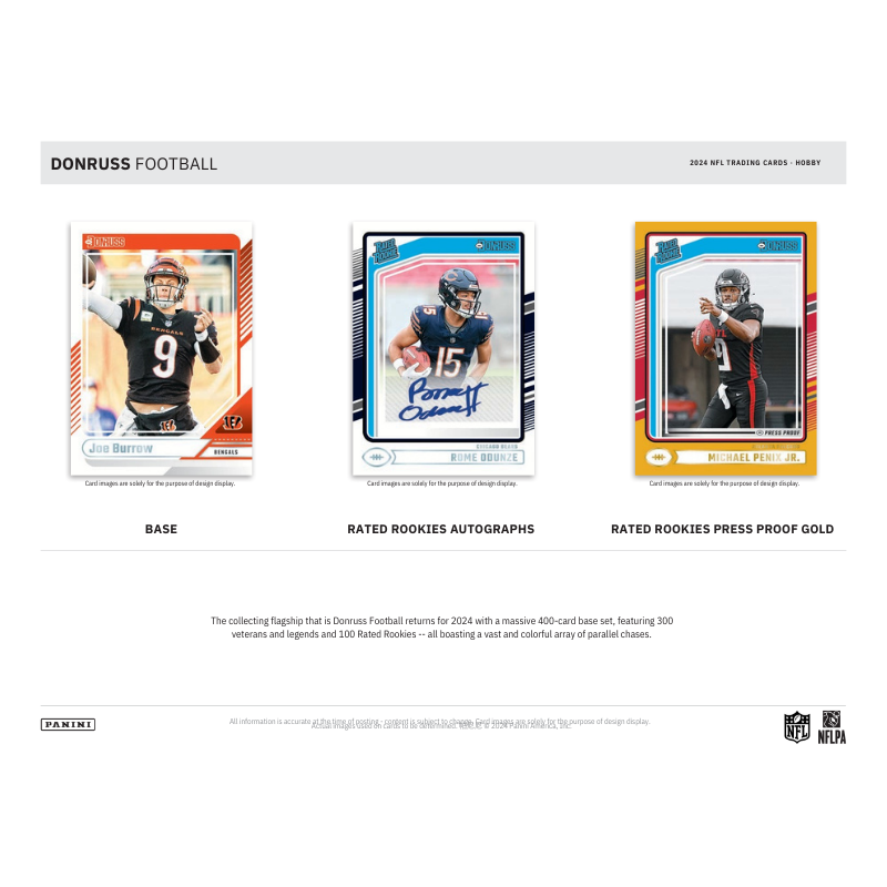 2024 Panini Donruss Football Hobby 18 Box Case