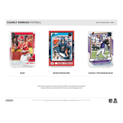 2024 Panini Clearly Donruss Football Hobby Box