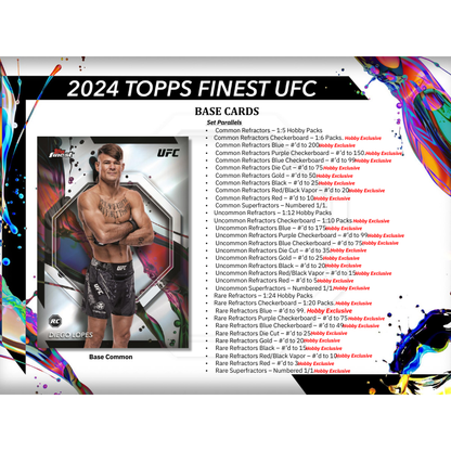 2024 Topps UFC Finest Hobby Box