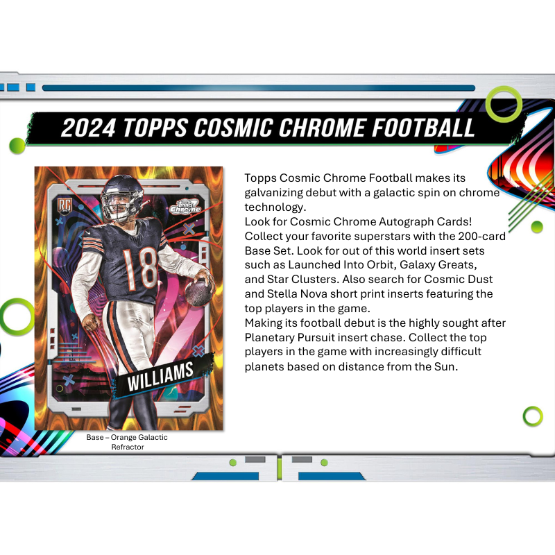 2024 Topps Cosmic Chrome Football Hobby Box