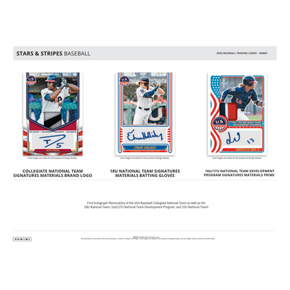 2025 Panini USA Stars & Stripes Baseball Hobby Box