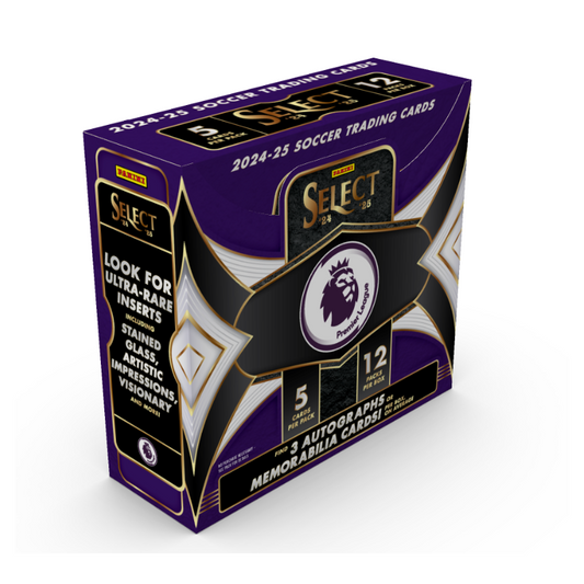 2024/25 Panini Select Premier League Soccer Hobby 12 Box Case
