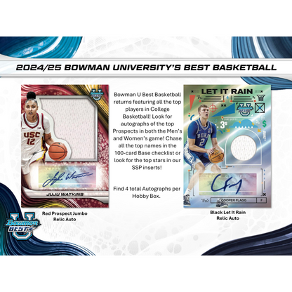 2024/25 Bowman University Best Basketball Hobby Box