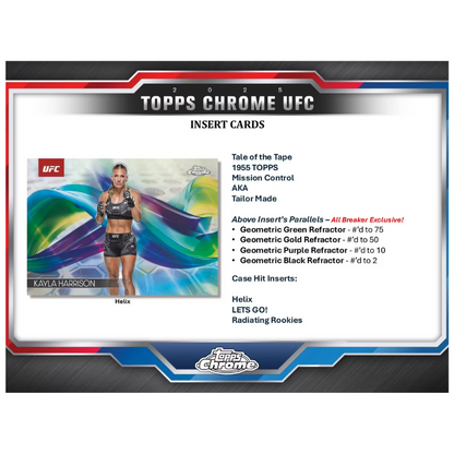 2025 Topps Chrome UFC Breaker's Delight Box