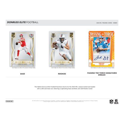 2025 Panini Donruss Elite Football Hobby Box