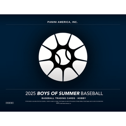 2025 Panini Boys of Summer Baseball Hobby 8 Box Case
