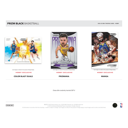 2024/25 Panini Prizm Black Basketball Hobby Box
