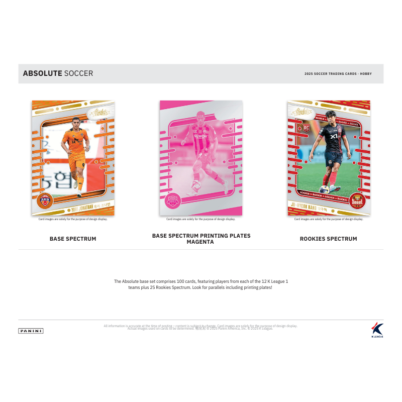 2025 Panini Absolute K League Soccer Hobby 12 Box Case