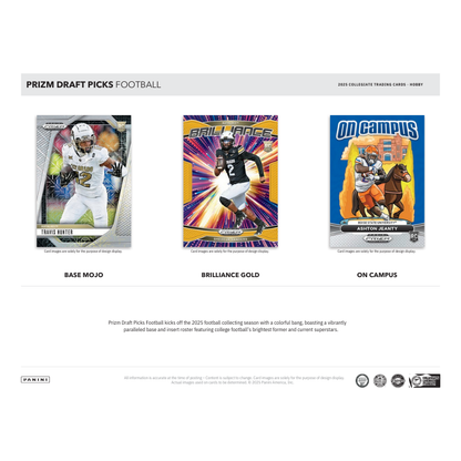 2025 Panini Prizm Draft Picks Collegiate Football Hobby Box