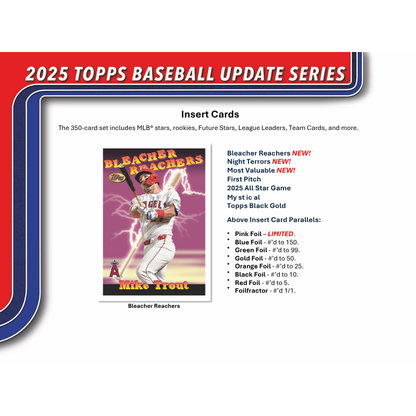 2025 Topps Update Series Baseball Hobby Box