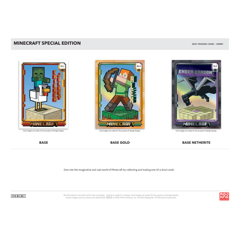 2025 Panini Minecraft Special Edition Hobby Box