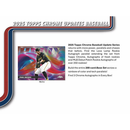 2025 Topps Chrome Update Baseball Jumbo Box