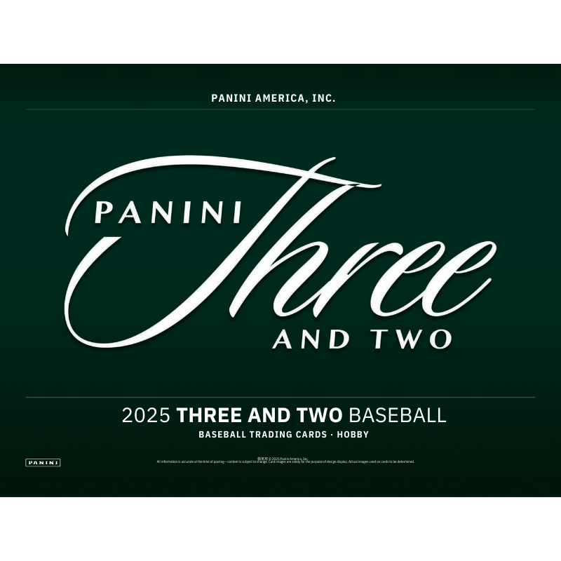 2025 Panini Three & Two Baseball Hobby 10 Box Case